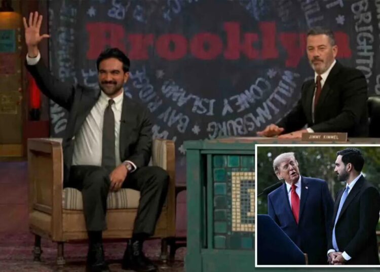 Mamdani reveals the secret to his chummy relationship with Trump during ‘Jimmy Kimmel Live!’ NYC broadcast