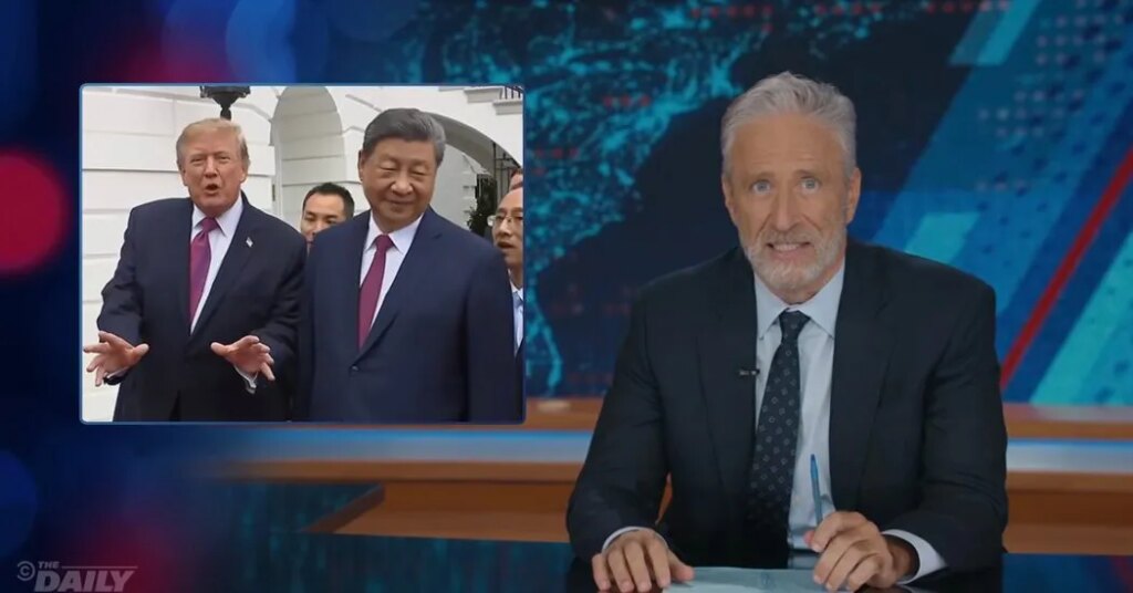 Late Night Doesn’t Buy That Xi Was Impressed by Trump’s Helipad