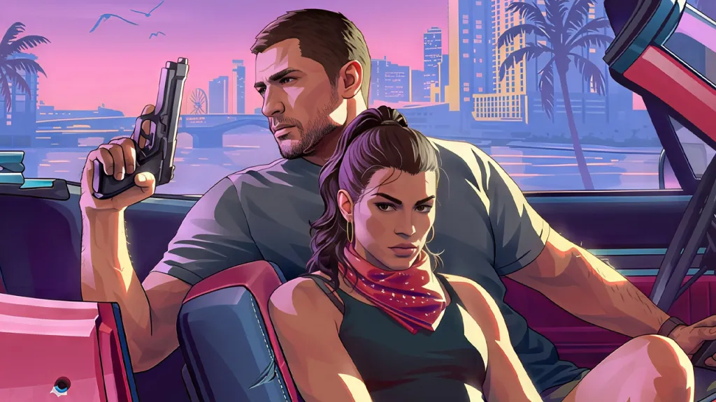 Rockstar Reveals New GTA 6 Artwork of Jason and Lucia