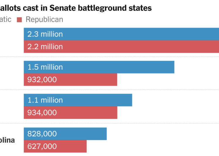 Democratic Turnout Surged in the Primaries. Will It Matter in November?
