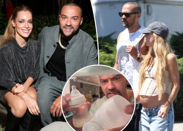 Jesse Williams welcomes third baby, his first with new wife Alejandra Onieva