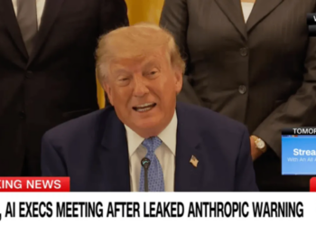 Trump baffles with ‘tremendous’ claim after existential warning about AI