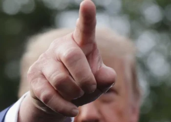 ‘The worst!’ Trump silences CNN for calling him out at bizarre outdoor press conference