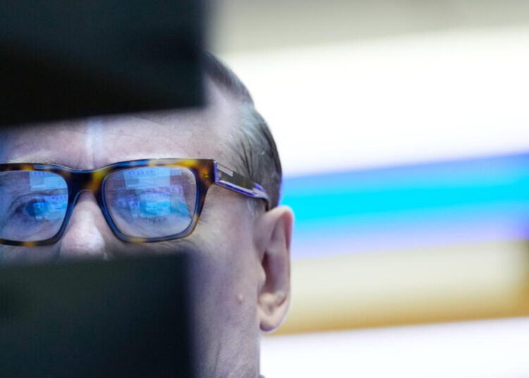 Stocks slip on Wall Street as rising Treasury yields pressure the market