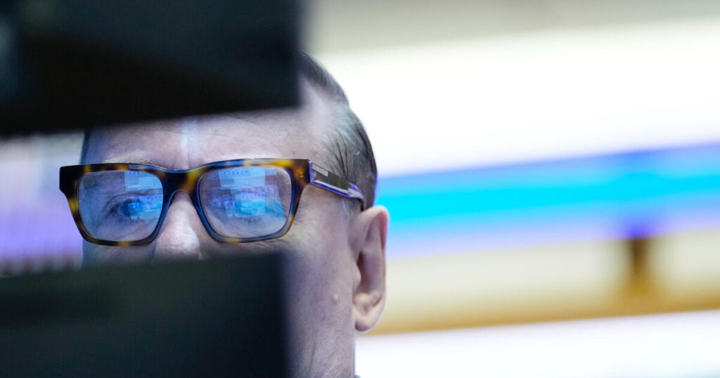 Stocks slip on Wall Street as rising Treasury yields pressure the market