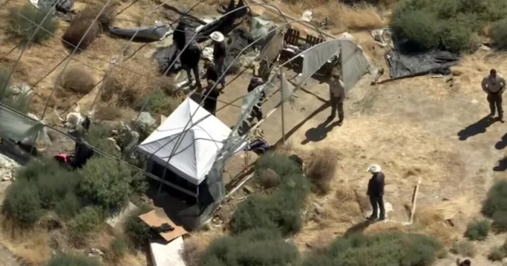Remains of 2 people found as deputies wield shovel in old greenhouse in Lancaster