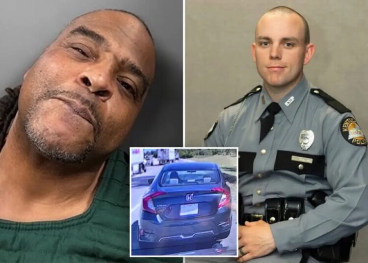 Repeat offender with lengthy rap sheet accused of gunning down Kentucky trooper during traffic stop