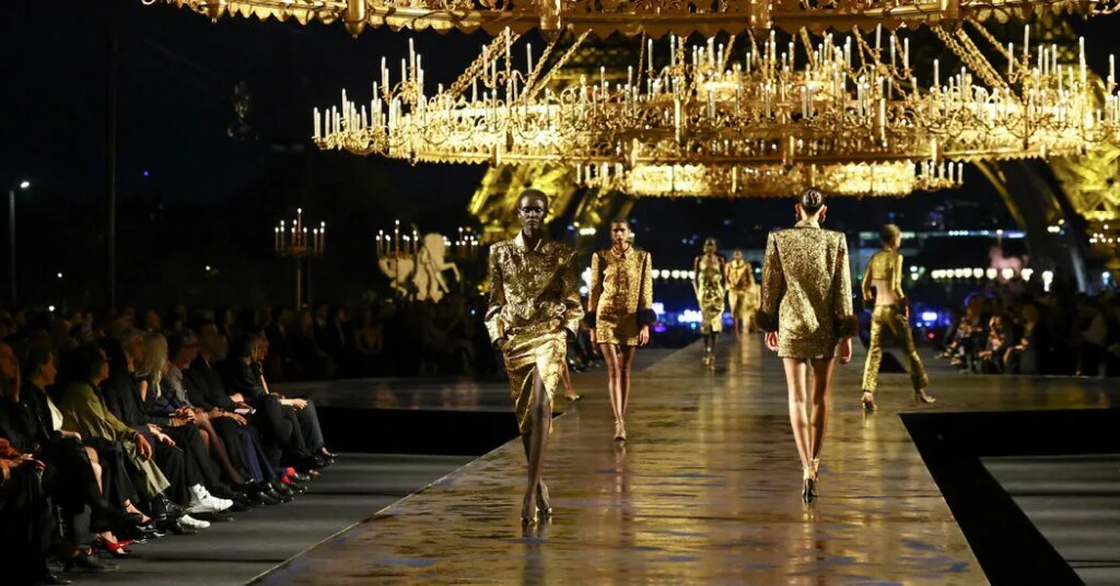 A Goodbye to the Gilded Age (and Maybe More) at Saint Laurent