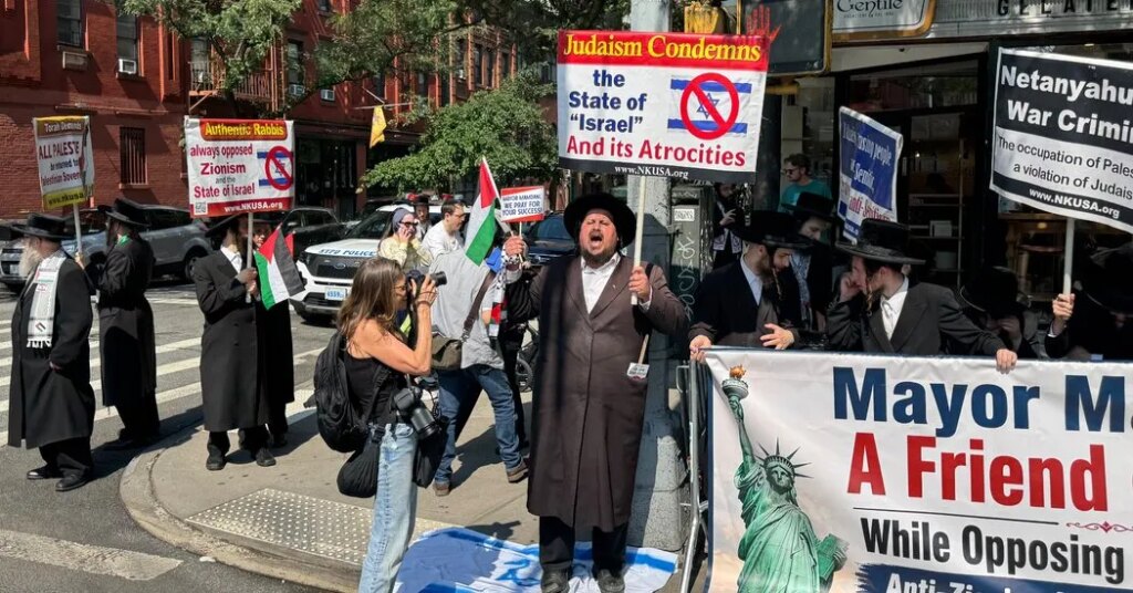 A Hasidic Jew Protested Against an Israeli Flag. He May Be Deported.