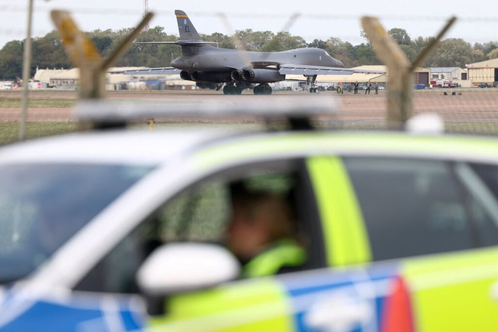 U.K. counterterrorism police say no explosives found in vans near air base