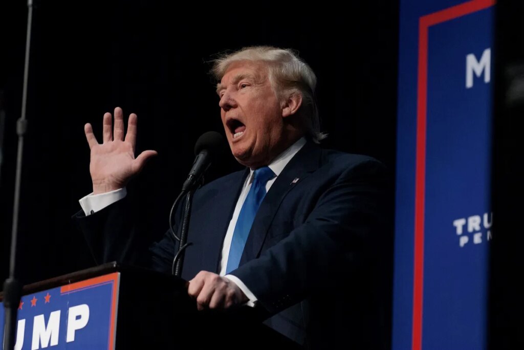 Trump Handlers Cut Event When He Gets Asked an Extremely Awkward AI Question