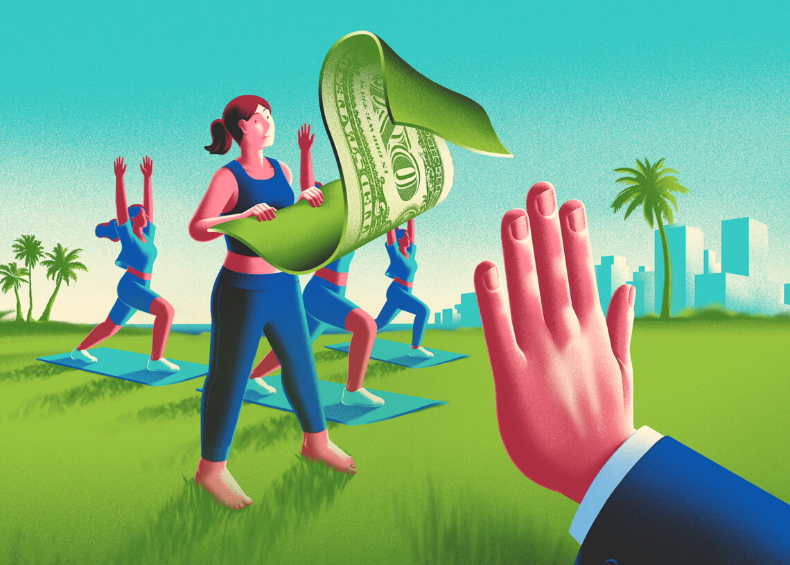 A California city is waging a fight against yoga