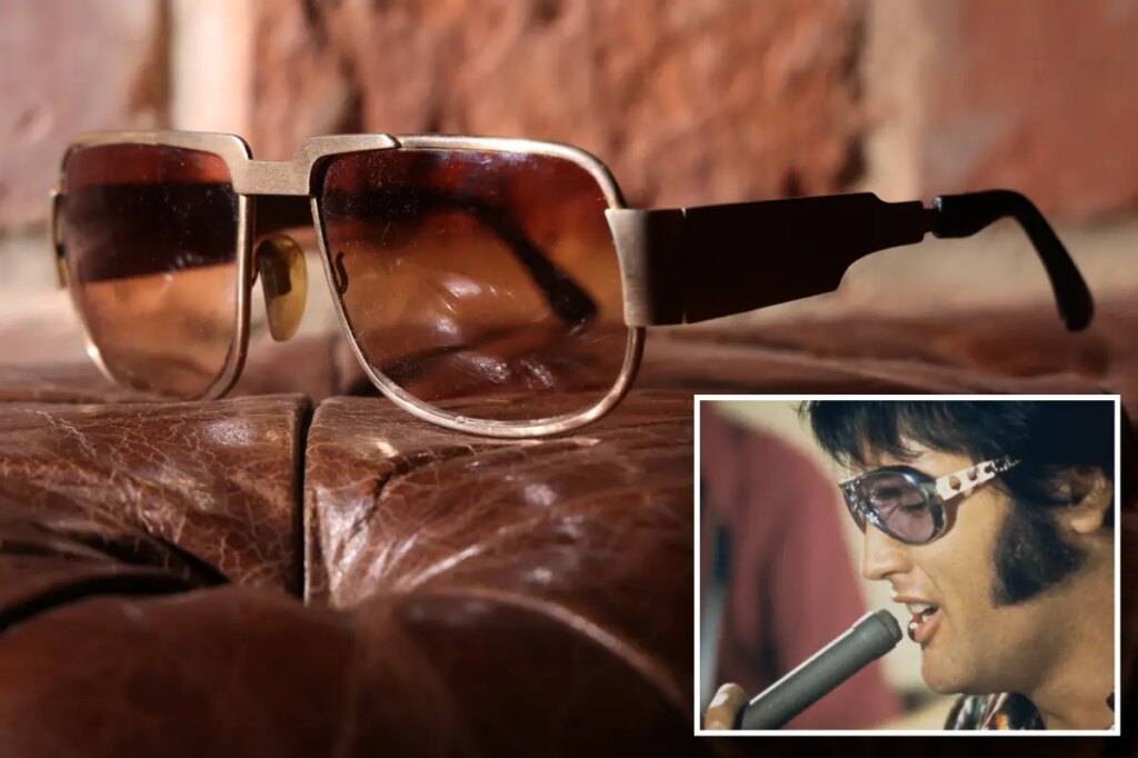 Elvis Presley’s iconic sunglasses hitting auction block — and could sell for over $26K