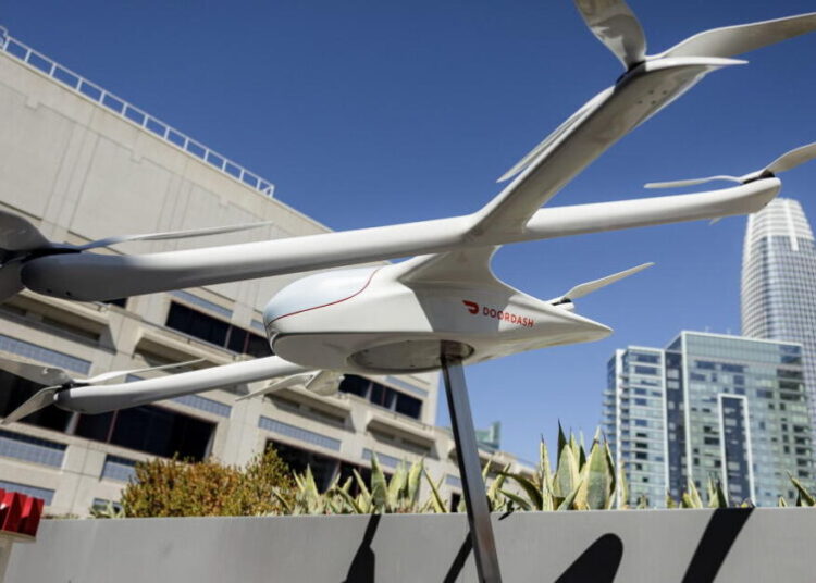 DoorDash will test food-delivery drones in California with Chipotle and Popeyes