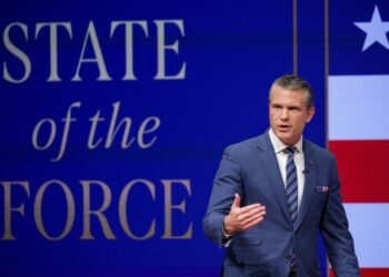 Hegseth details new initiatives in partisan address to troops