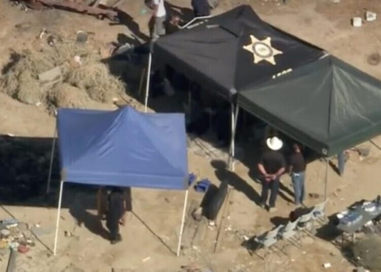 Shallow graves yield two bodies in remote California desert. Police are searching for more victims