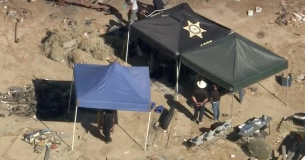 Shallow graves yield two bodies in remote California desert. Police are searching for more victims