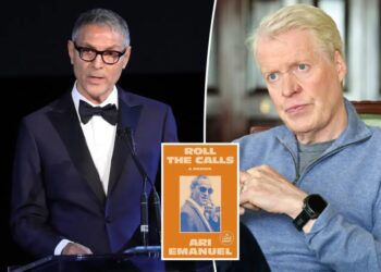 Ari Emanuel’s ‘rage’ memoir beaten to No. 1 on NYT best-seller list by controversial book on Princess Diana