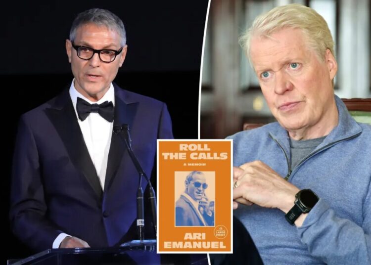 Ari Emanuel’s ‘rage’ memoir beaten to No. 1 on NYT best-seller list by controversial book on Princess Diana