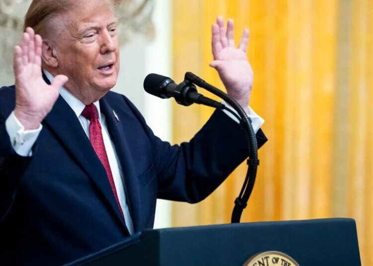 In Wooing Wavering Hispanic Voters, Trump Talks ICE, His Ballroom and Himself