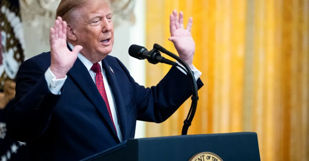 In Wooing Wavering Hispanic Voters, Trump Talks ICE, His Ballroom and Himself