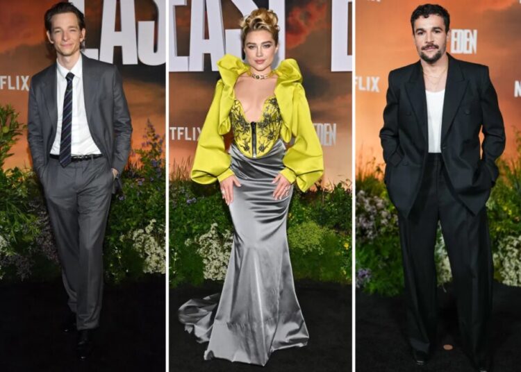 Netflix’s ‘East Of Eden’ New York premiere red carpet: Florence Pugh, Christopher Abbott, more