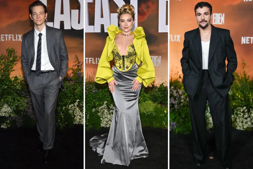 Netflix’s ‘East Of Eden’ New York premiere red carpet: Florence Pugh, Christopher Abbott, more