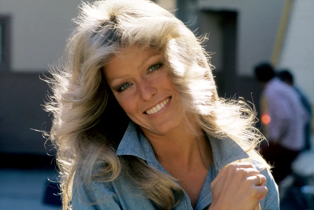 Farrah Fawcett as flight attendant Sue Ingham in 