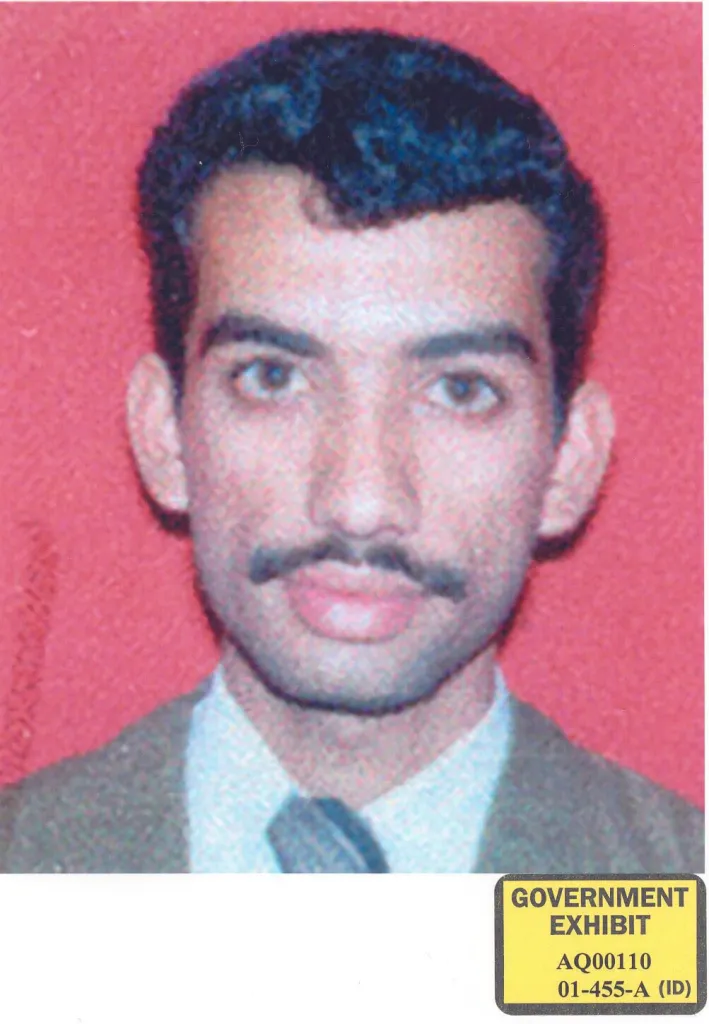 Ali Abdul Aziz Ali in a US District Court handout photograph.