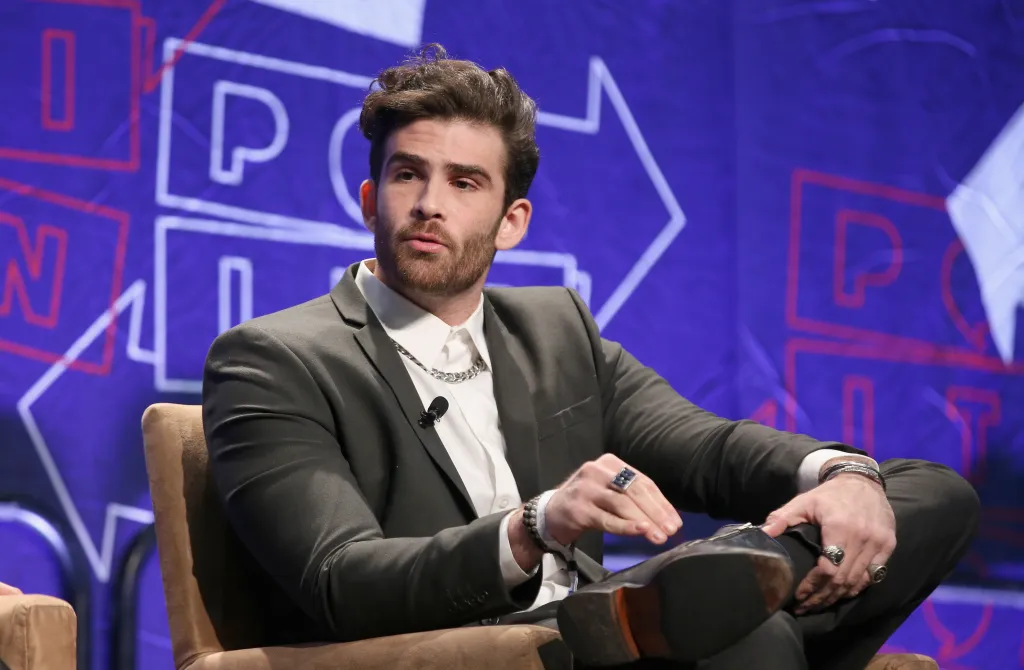 Hasan Piker speaks onstage during Politicon 2018 on Saturday, Oct. 20, 2018, at the Los Angeles Convention Center in Los Angeles, California.