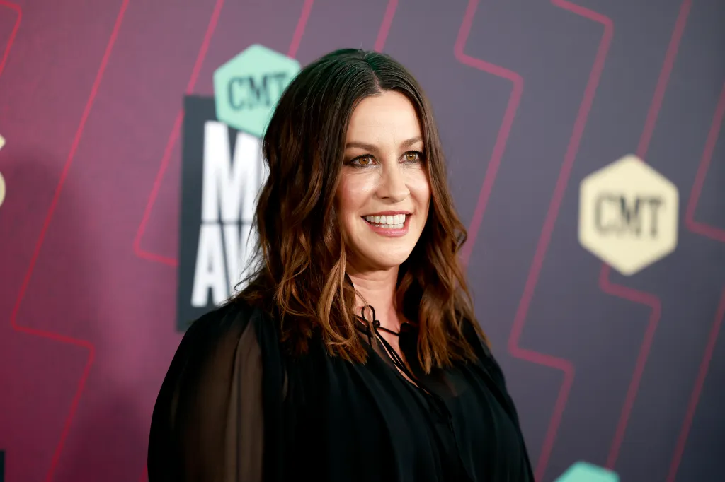 Alanis Morissette attends the 2023 CMT Music Awards.