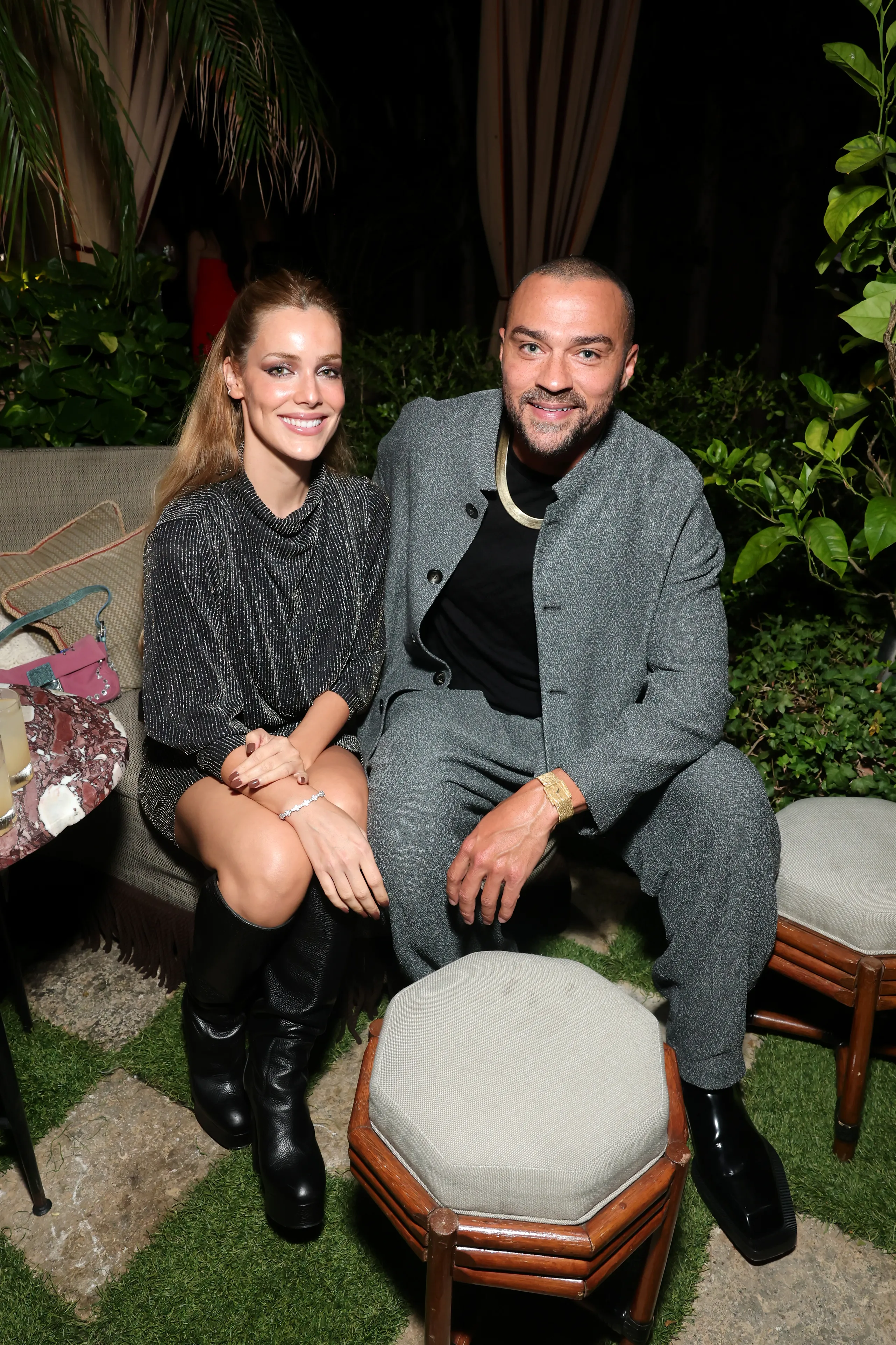 Alejandra Onieva and Jesse Williams attend 2025 GQ Men of the Year at Chateau Marmont.