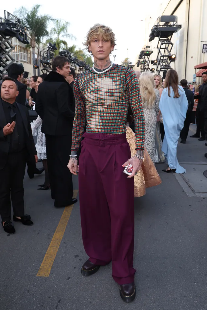 MGK attends Vogue World: Hollywood 2025 at Paramount Studios.