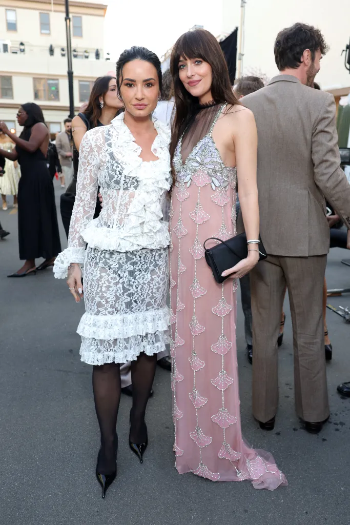 Demi Lovato and Dakota Johnson attend Vogue World: Hollywood 2025.