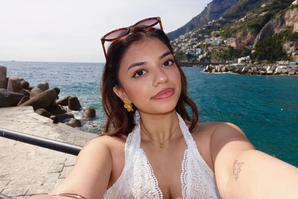 Malaika Chitre on a trip to Europe.