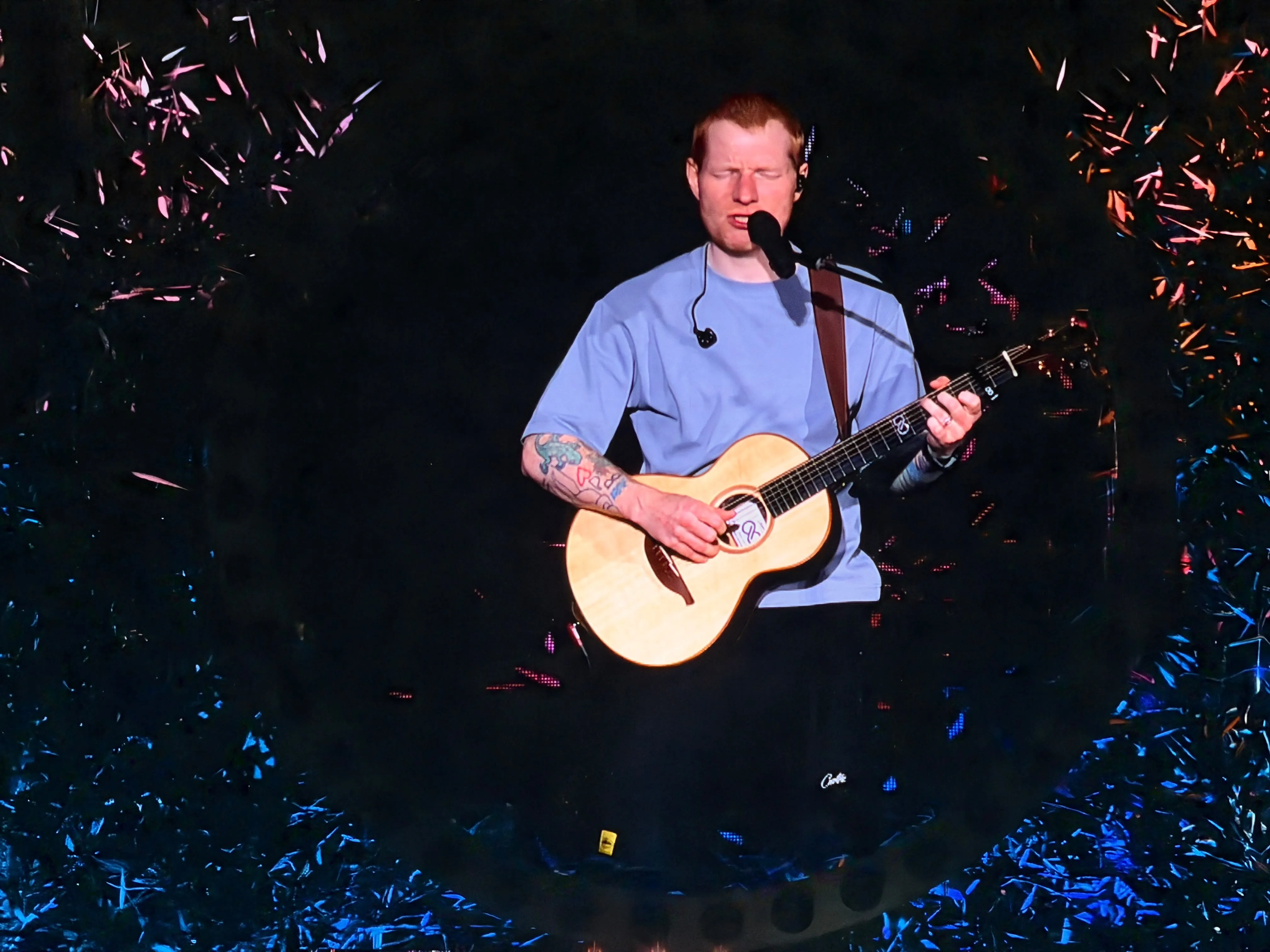 Ed Sheeran performs tonight at Lincoln Financial Field in Philadelphia.