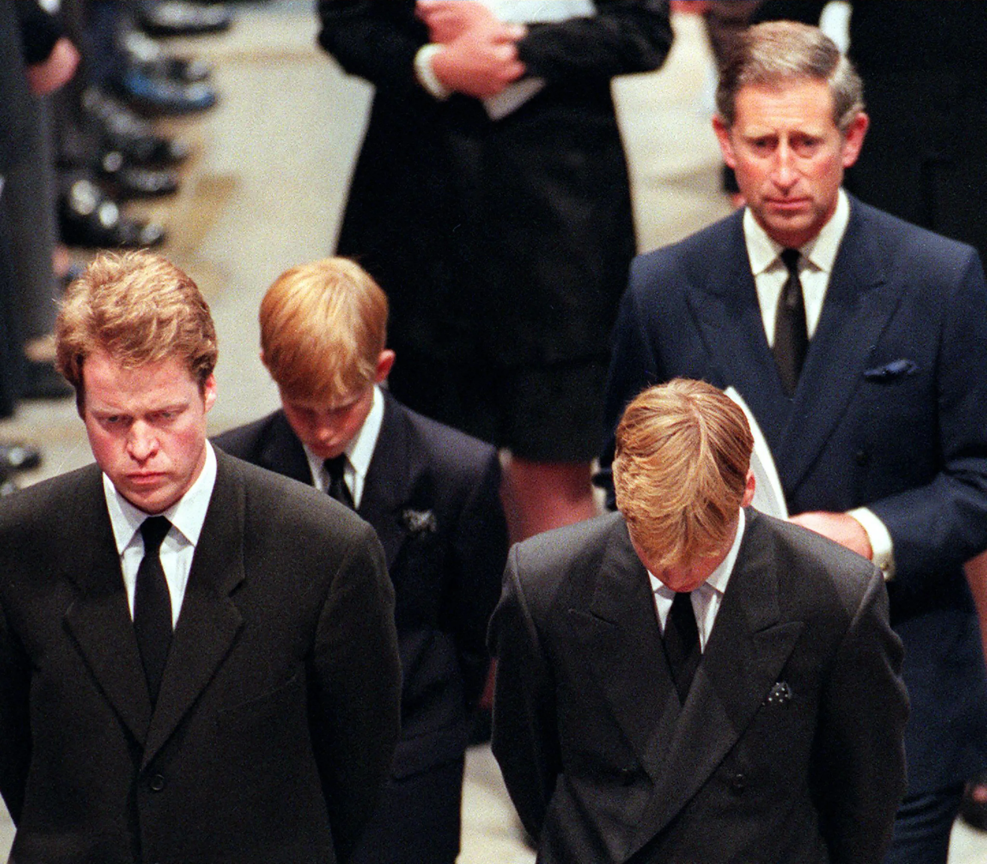 Princess Diana's funeral procession
