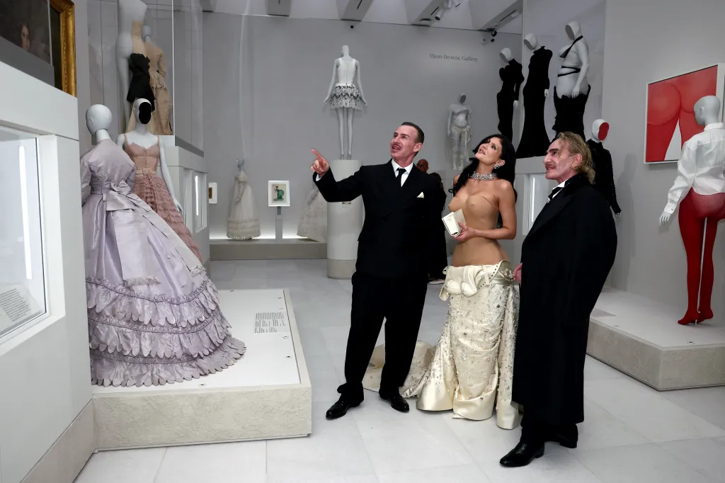 Alexis Roche, Kylie Jenner and John Galliano at the 2026 Met Gala celebrating 