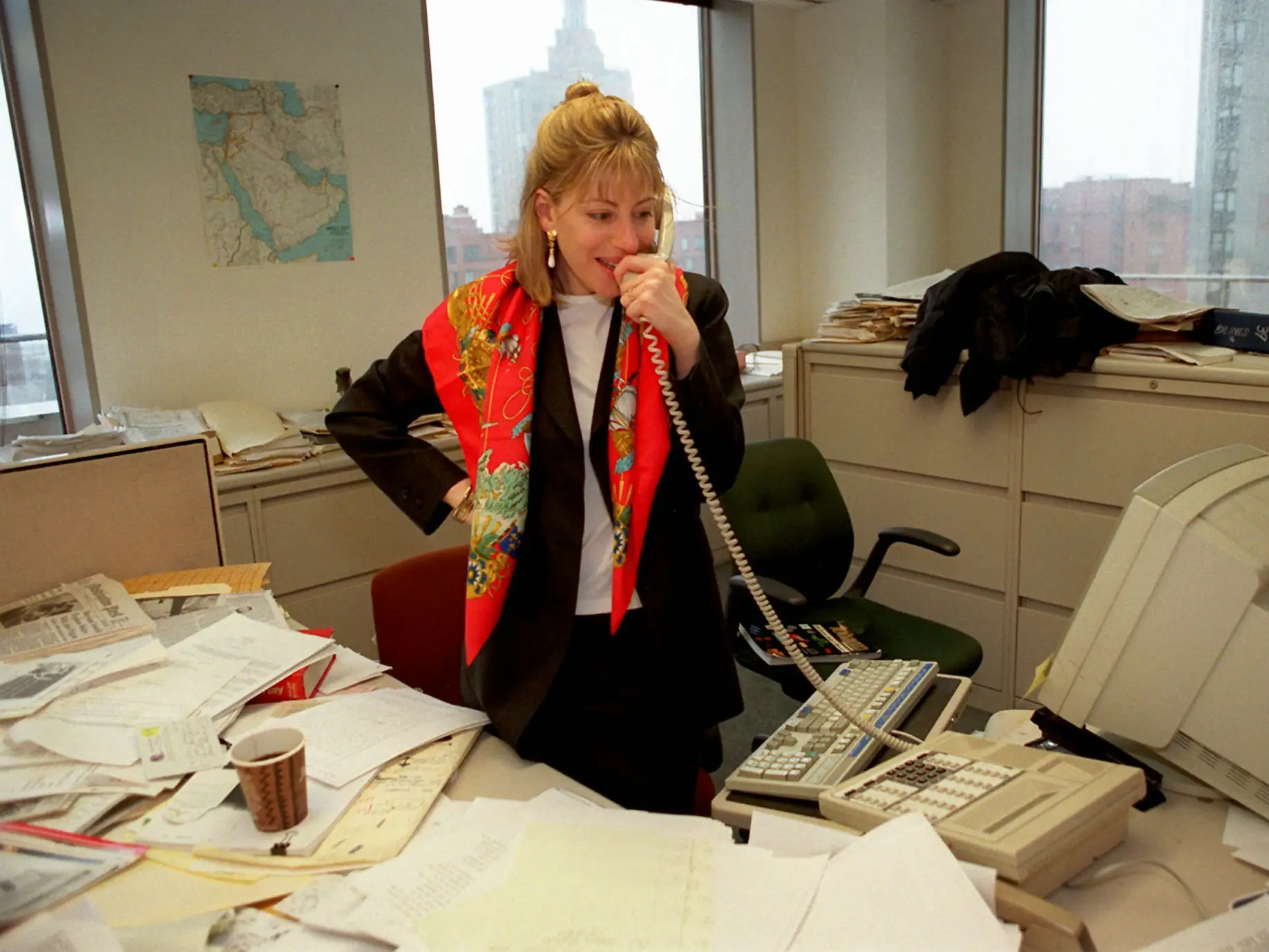 1990s woman office