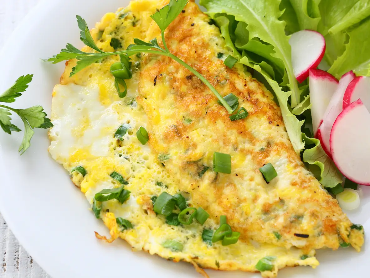 Omelette with Radishes
