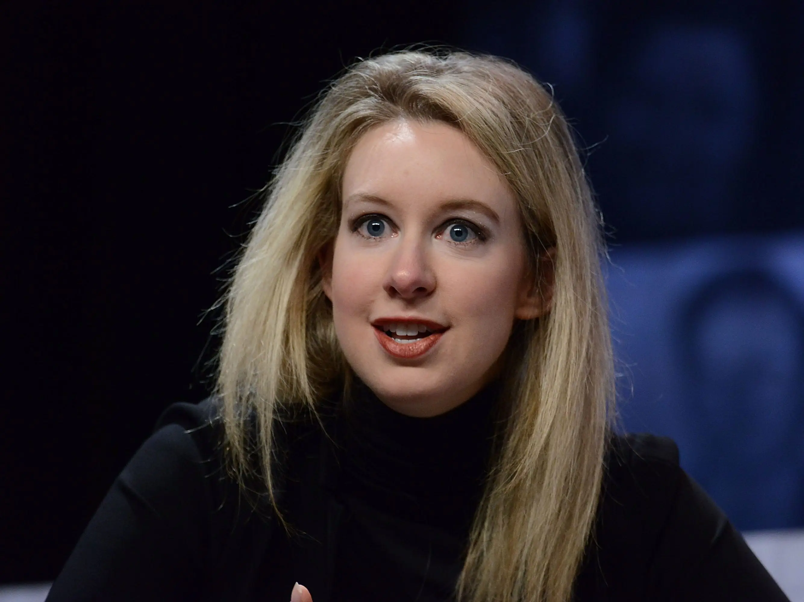 PHILADELPHIA, PA - OCTOBER 05: Elizabeth Holmes, Founder & CEO of Theranos speaks at Forbes Under 30 Summit at Pennsylvania Convention Center on October 5, 2015 in Philadelphia, Pennsylvania. (Photo by Lisa Lake/Getty Images)