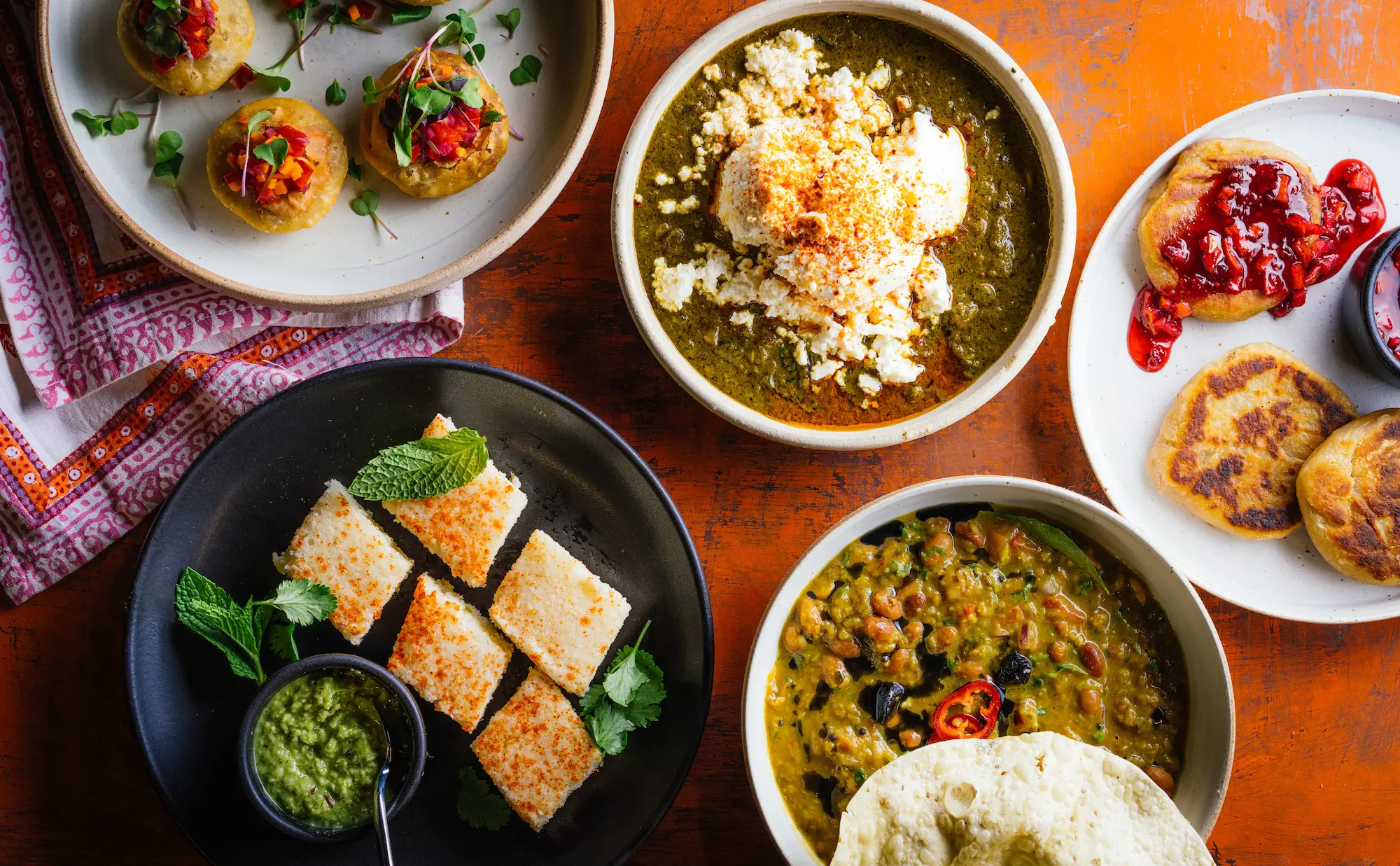 Dishes from Besharam restaurant