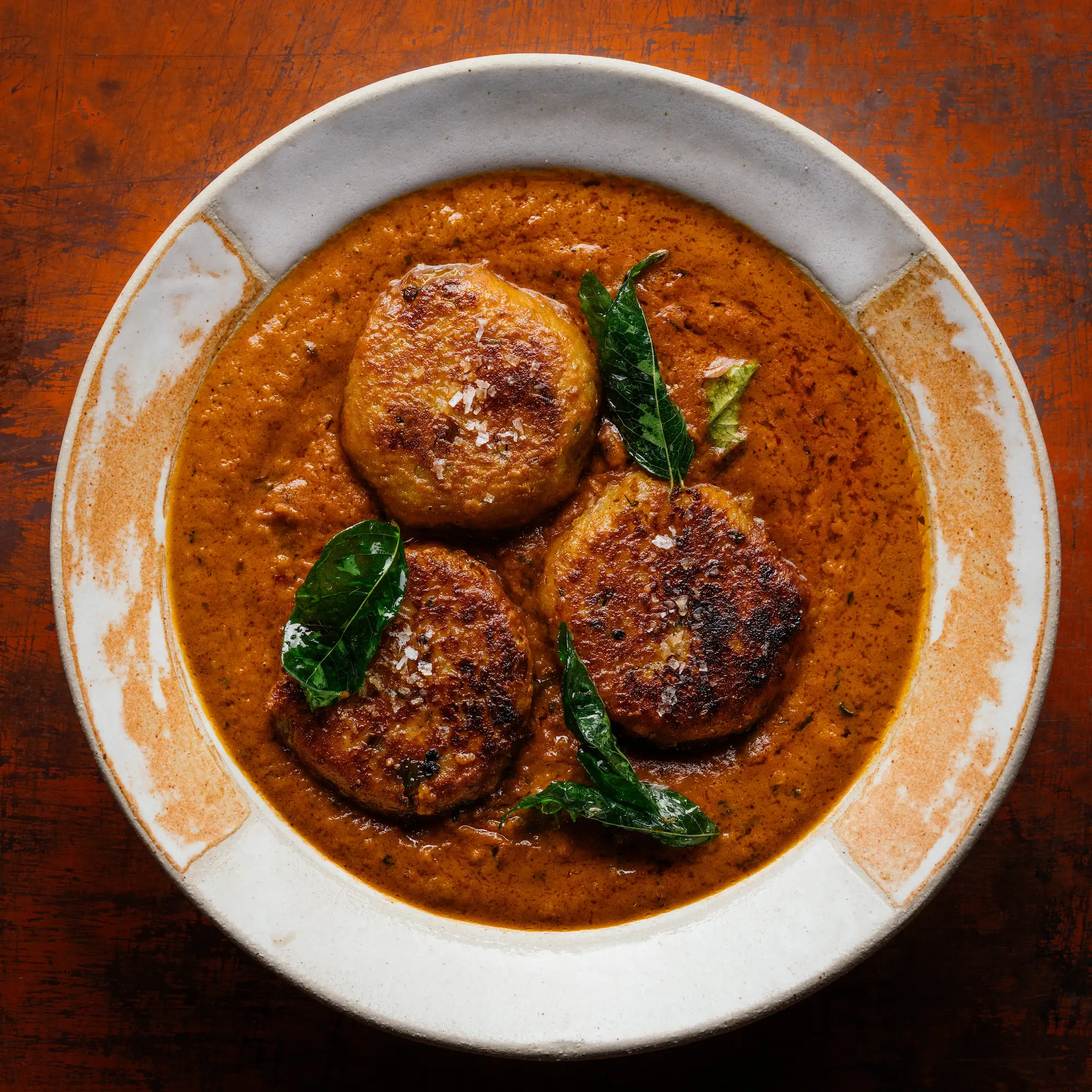 Malai kofta dish at Besharam.