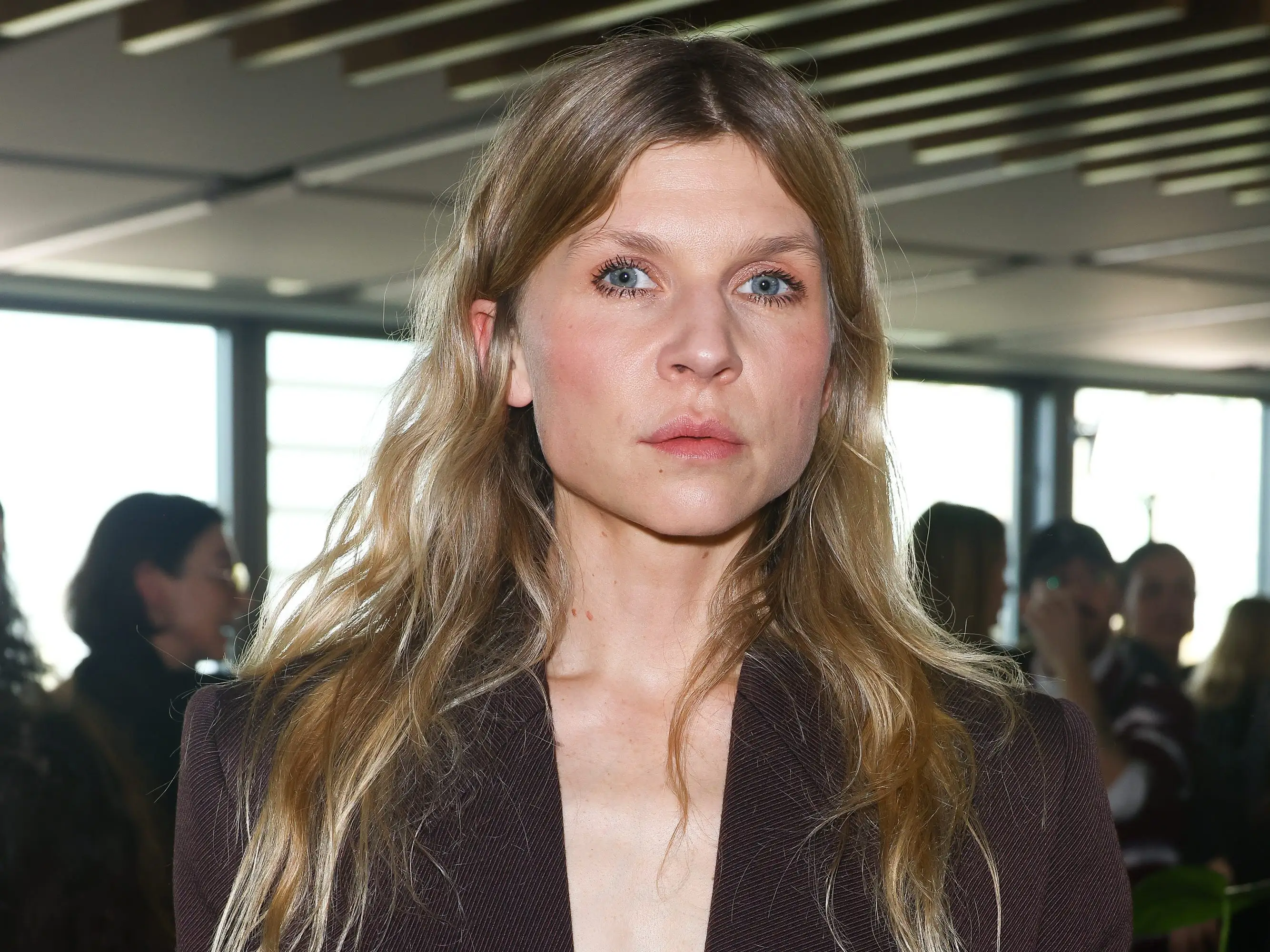 Clemence Poesy attends the Stella McCartney Womenswear Fall/Winter 2025-2026 show as part of Paris Fashion Week at on March 05, 2025 in Paris, France.