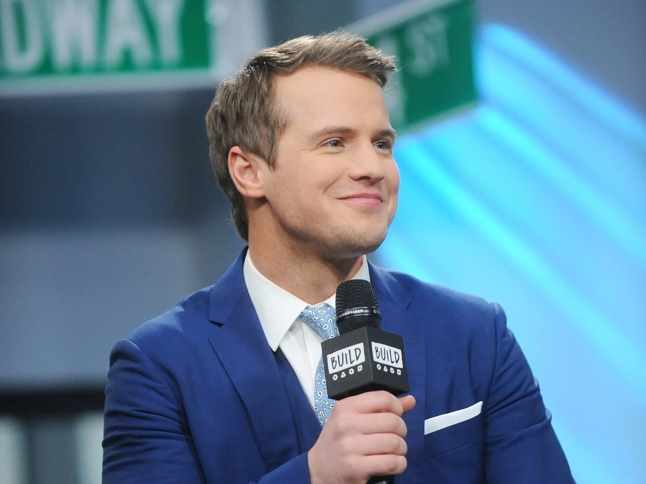 Actor Freddie Stroma attends Build Series to discuss 'Time After Time' at Build Studio on March 3, 2017 in New York City