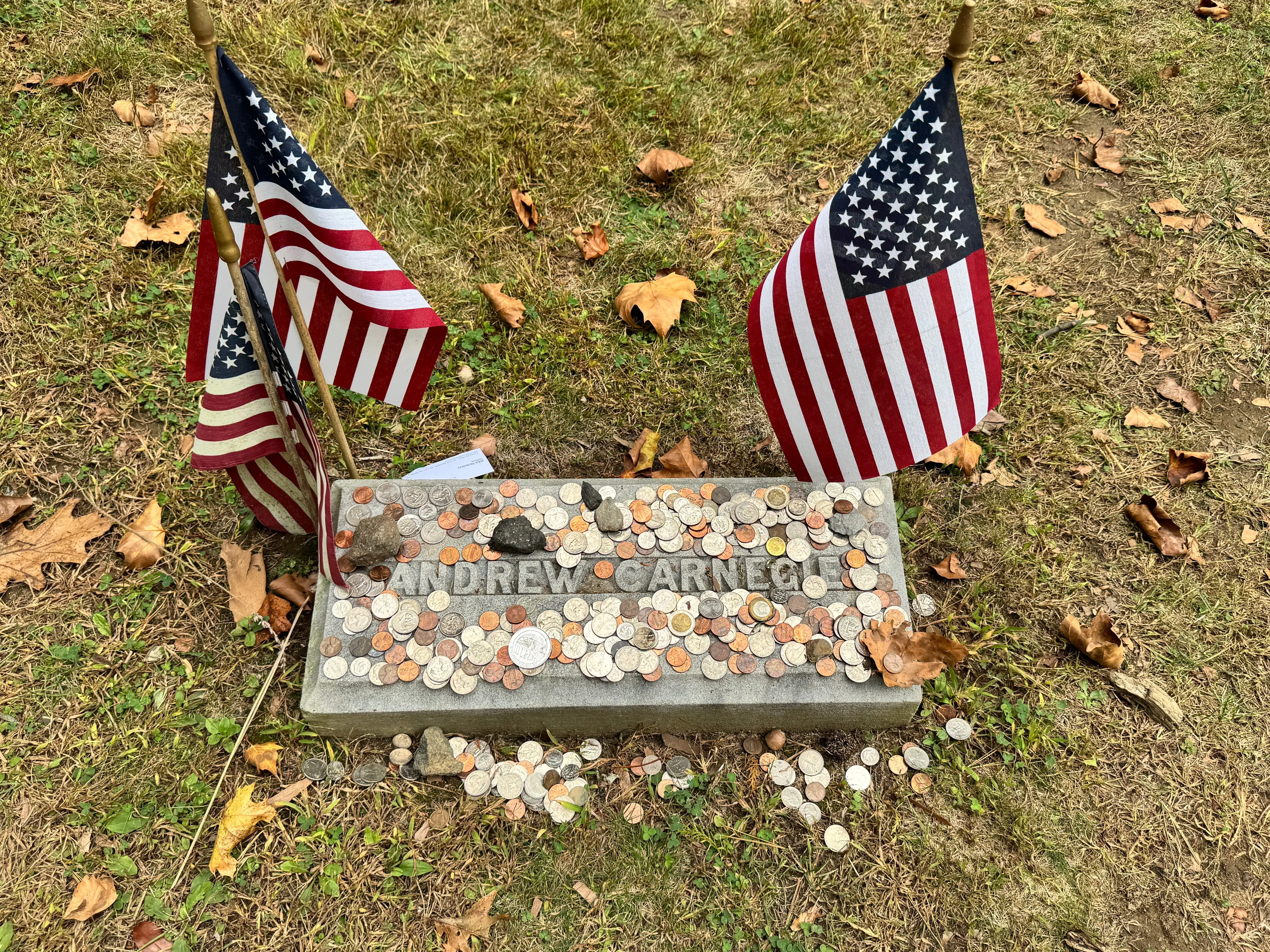 andrew carnegie gravestone