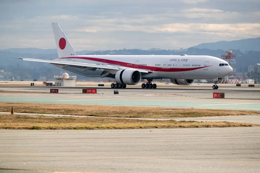 Japan's Air Force One plane.