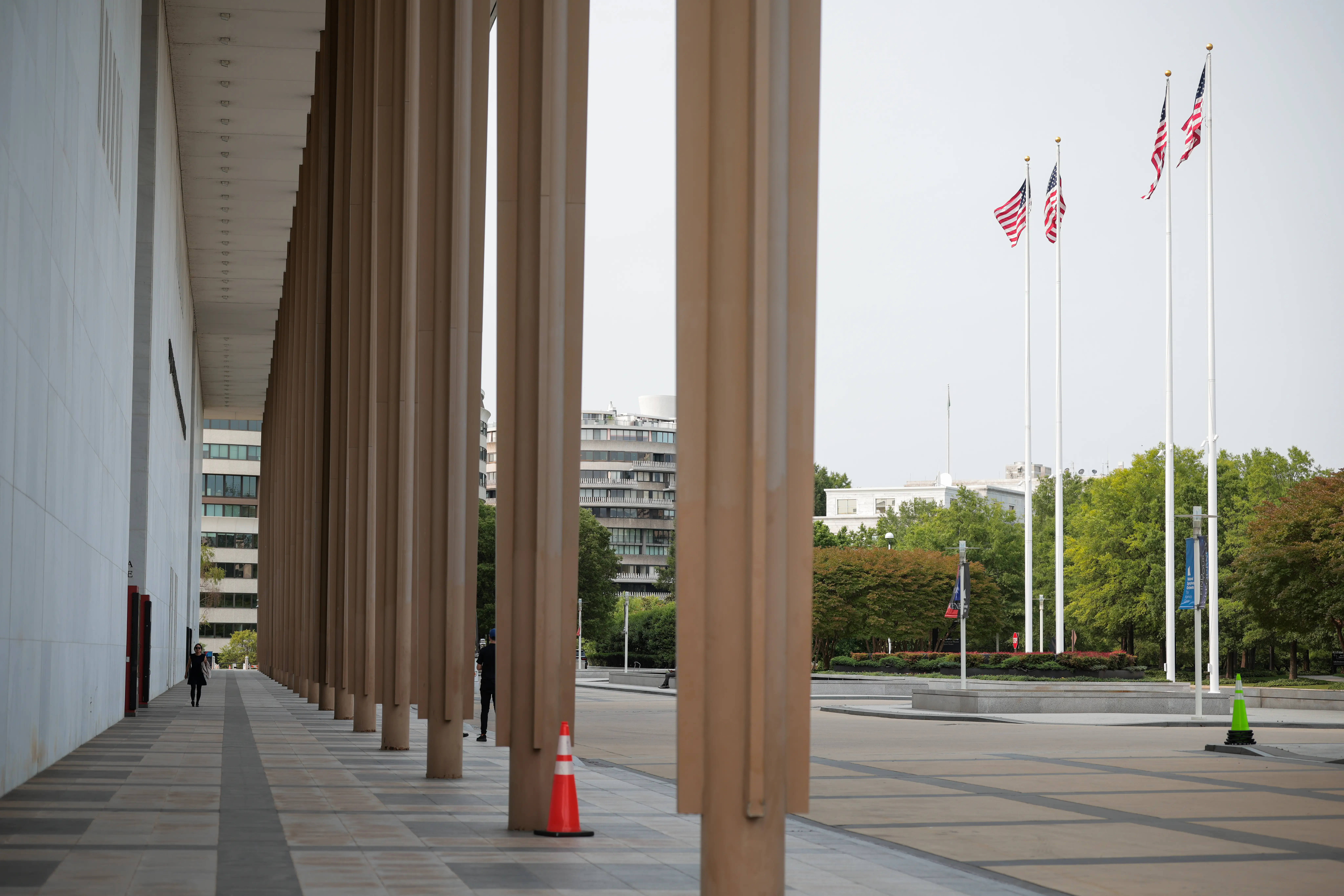 The John F. Kennedy Memorial Center for the Performing Arts building is seen on June 03, 2025 in Washington, DC.