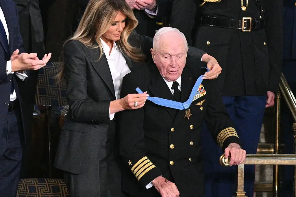Melania Trump at the 2026 State of the Union.