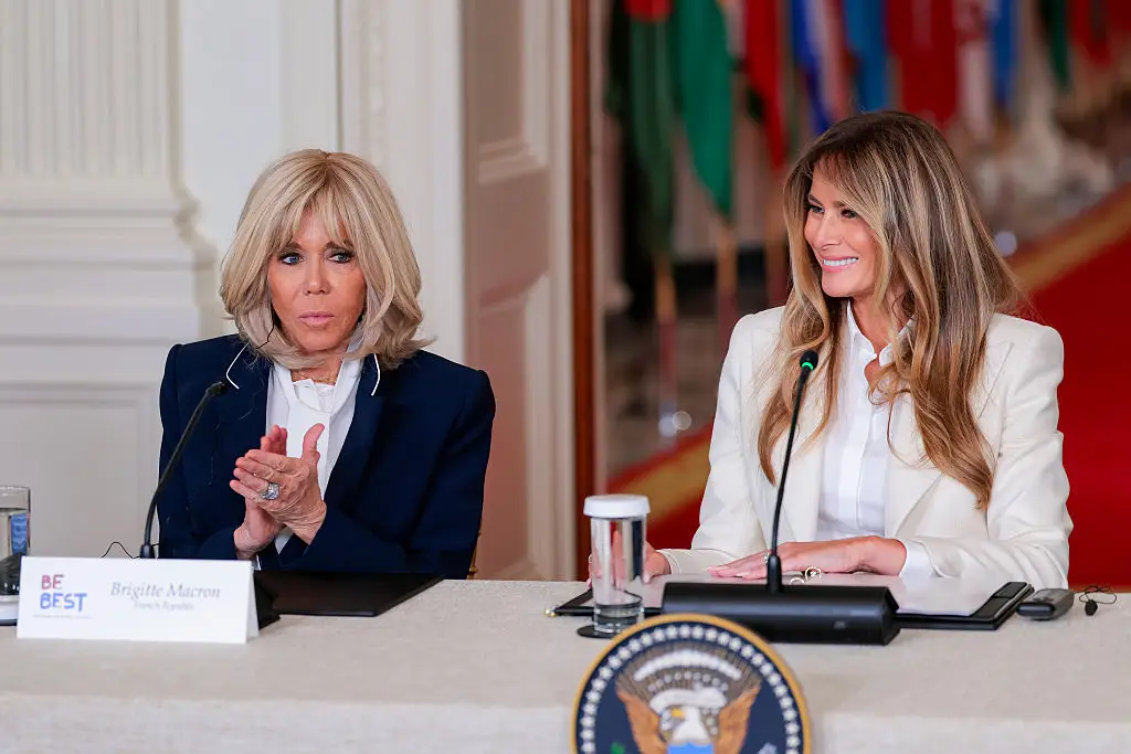 Melania Trump at a Fostering the Future event.